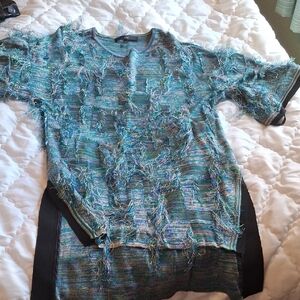 Behno Multicolor Textured Tunic